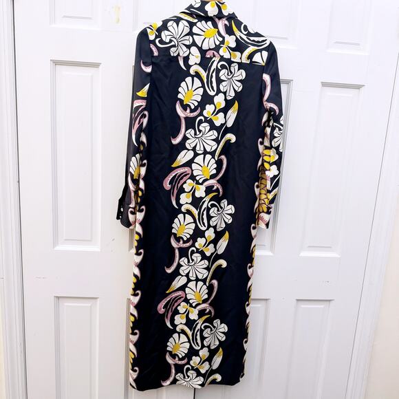 Tory Burch floral-print silk shirtdress - Picture 9 of 16